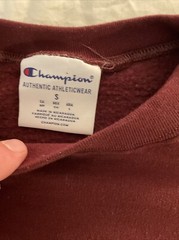 RARE Champion Harvard Big “H” Felt Letter Sweatshirt SMALL Long Sleeve Crew Neck