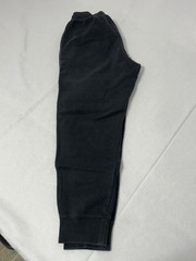Nike Men’s Medium Black Jogger Sweatpants Swoosh Athletic Track Pants