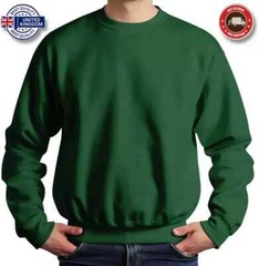 Mens Sweatshirt Heavy Blend 100% Cotton Plain Jumper Casual Very High Quality