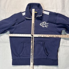 Ralph Lauren Rugby Full Zip Sweatshirt Jacket Men Sz L RRL Logo Embroidered