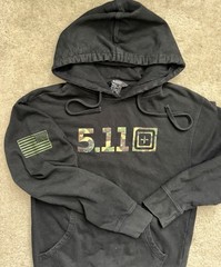 2 Lot 5.11 Tactical Mens S Camouflage Logo Hoodie Gill Nylon # 1644 Shorts