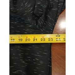 California Shirt Co Sweatshirt Men Medium Black White Space Dye 1/4 Zip Fleece
