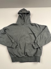 ESSENTIALS Fear Of God Hoodie Sweatshirt Mens XXS Dark Gray Pullover Fleece Logo