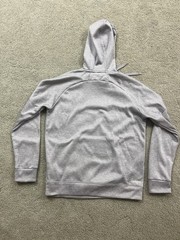 adidas Men’s M Gray Pullover Hoodie Solid Drawstring Hood Kangaroo Pocket