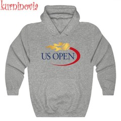 US Open Tennis Grand Slam Grey Size S to 3XL