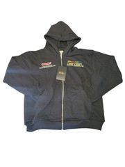 Black Zip Up Hoodie Men’s Medium – Racing Theme – Fall, Winter – NWT Streetwear