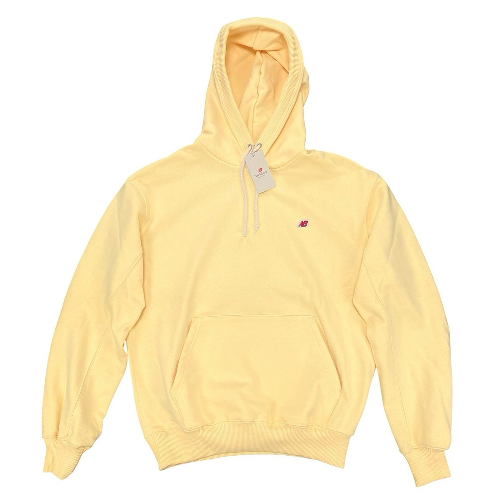 New Balance Made in USA Core Men’s Drawstring Pullover Hoodie ‘Maize’