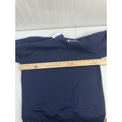 Champion Men Small Sweatshirt Navy Blue Round Neck Long Sleeves New