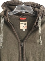Vintage Y2K Triple Five Soul Hoodie Size Small Men Full Zip Army Green 2000s