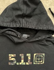 2 Lot 5.11 Tactical Mens S Camouflage Logo Hoodie Gill Nylon # 1644 Shorts