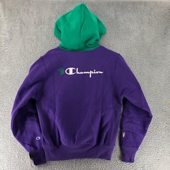 Carrots X Champion Reverse Weave Pullover Hoodie Purple Green Men’s Size S