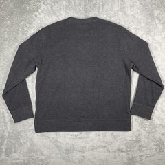 JACHS New York Sweatshirt Mens XL Charcoal Gray Crewneck Pullover Heather Knit