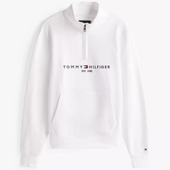 Tommy Hilfiger Men’s Regular Fit Embroidered Tommy Logo Quarter-Zip Sweatshirt