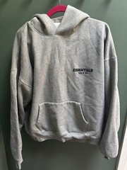 Fear of God Essentials Hoodie: Dark Oatmeal, Gray , Hoodie Large Excellent Warm