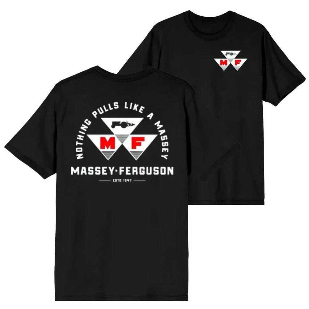 Massey Ferguson 2side T-Shirt – Nothing Pulls Like a Massey, Tractor Graphic Tee