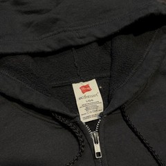 Lot 5 Vintage Sweatshirts Zip Up Hoodie Blank Black M-XL Faded 90s 00s Y2K USA