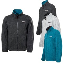 Mens Fleece Jacket Full Zip Up Passenger’s Heavy Hiking Anti Pill Cardigan Work