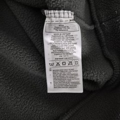 Adidas Fleece Pullover Mens Large Black Gray 1/4 Zip Mock Neck Two Tone HF6527