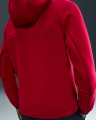 Nike Sportswear Tech Fleece Windrunner Jacket Mens Size M Gym Red HV0949 687