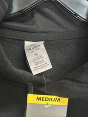 Hurley Men’s Hoodie Regular Fit Cotton/Polyester Fleece Black Size Medium NWT