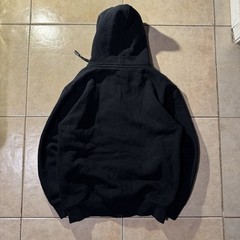 Pro Club Men’s Black Heavyweight Fleece Full Zip Hoodie Pockets Size S