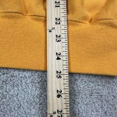 Champion Reverse Weave Sweatshirt Mens Small Gold Yellow Crewneck Pullover Logo