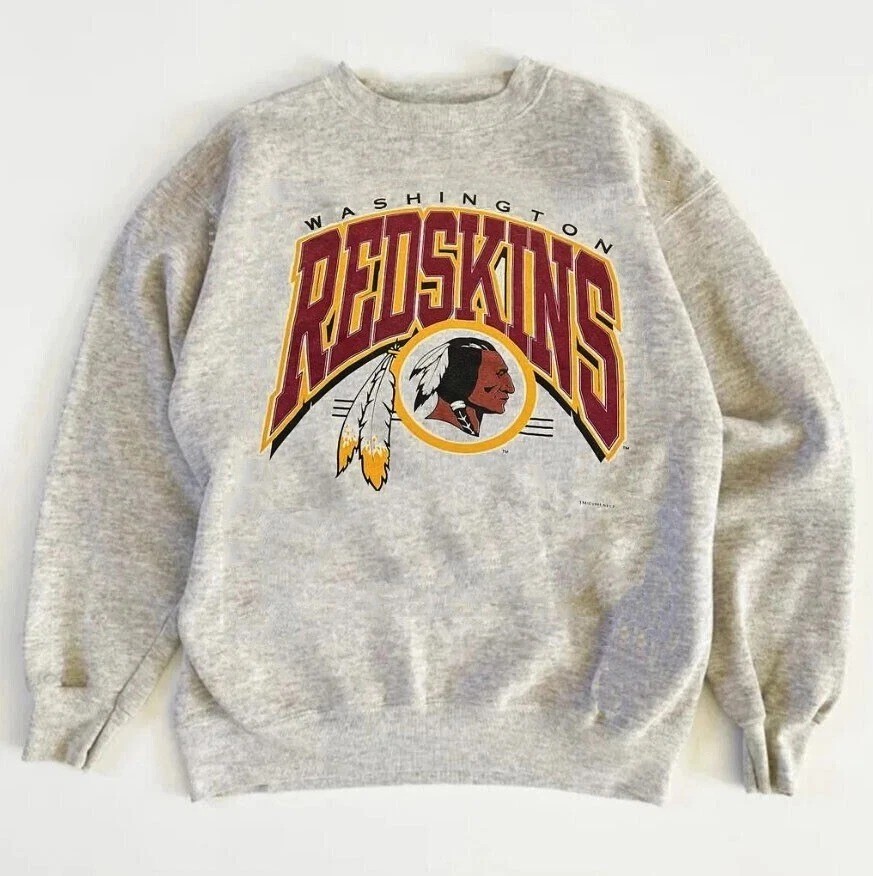 Vintage 90s Washington Redskin Sweatshirt team name logo Unisex Fan Gift S-5XL