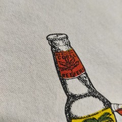 Vintage 80s Beer Bottle Windsurfing Coral Reefers Marijuana Sweatshirt USA 2XL
