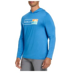 Hurley Men’s Sunny Side Hybrid Stretch Hooded UV T-Shirt
