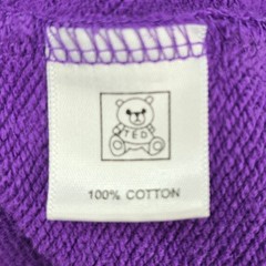 Teddy Fresh Mens M Colorblock Hoodie Purple Green Pink Red Streetwear Sweatshirt