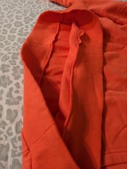 New With Tag Men’s Medium Coral/Orange Drawstring Pocketed Under Armour Hoodie