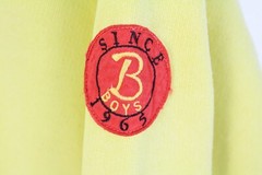 VINTAGE UNITED COLORS OF BENETTON SWEATSHIRT SIZE M 90s yellow crewneck big logo