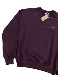NEW New Balance Made In USA Core Mens Sweatshirt Plum Purple MT43541-PLN MISUA