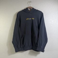 Vintage 90s Center Swoosh Nike Hoodie Youth L (14-16) Adult Small Black Faded