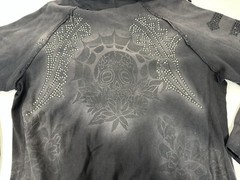 The Great China Wall Hoodie Crystals Skulls Flowers Street Wear Men’s 3X NWT