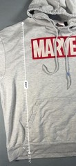 Marvel Comics Group Character Grid Hoodie | Heather Gray | XL