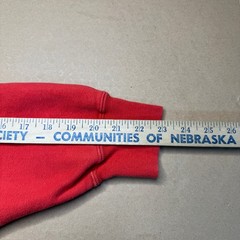 Nebraska Huskers Sweatshirt Mens Small Red Embroidered College Football
