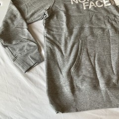 The North Face Pullover Hoodie Mens Size L Gray Long Sleeve Stretch Drawstring
