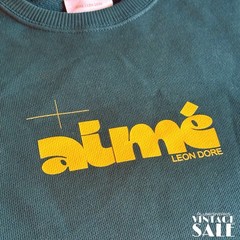 Aimé Leon Dore Drafting Logo Crewneck Sweatshirt• L • Pine Grove •2025•SHIPS NOW