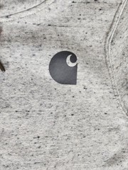 Carhartt Relaxed Fit Fleece Pullover Hoodie w/ Pockets Gray Speckled Men M