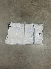 Size Small – Nike Tech White Reflective Full-Zip Hoodie & Joggers FREE SHIPPING