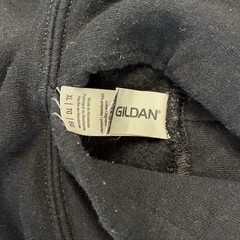 Gildan Men’s Black Pullover Fleece Hoodie Kangaroo Pocket Size XL