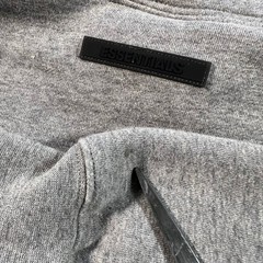 Fear of God Essentials Mock Neck Sweatshirt Gray Logo Pullover Unisex XXS