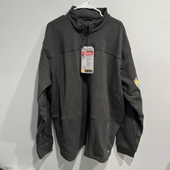Carhartt Rain Defender Mock Neck Fleece Pullover FR 0J5012-FRM 3XL Tall Half Zip