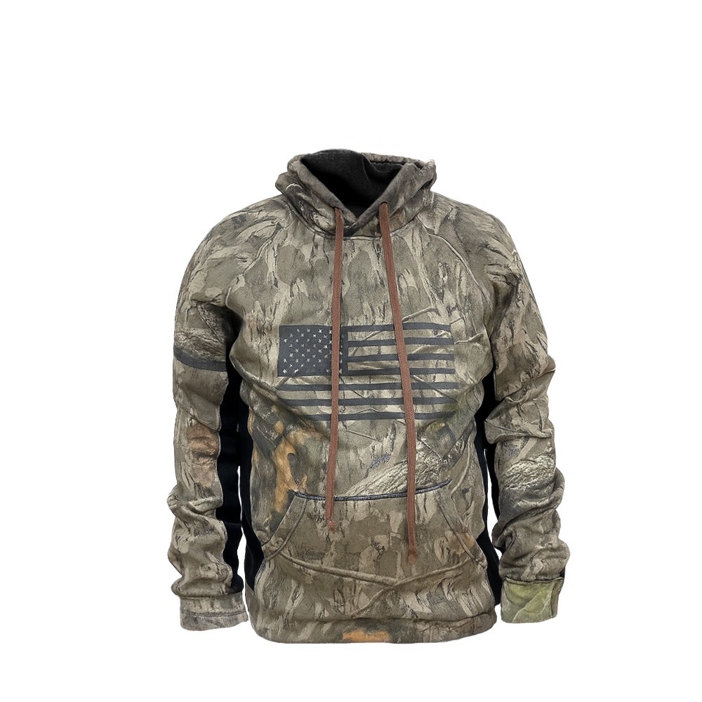 TrailCrest Men’s Mossy Oak Camo Hoodie Sweatshirt Country Roots /Bottomland Camo
