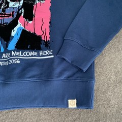 AGTAWH Curated Sweatshirt Men’s S 100% Cotton Pageant Blue French Terry