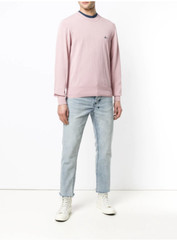 Vivienne Westwood Pink Embroidered Logo Crewneck Sweatshirt Small