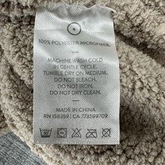 Sunday Citizen Snug Blanket Hoodie Unisex One Size Taupe Microfiber Cozy Soft