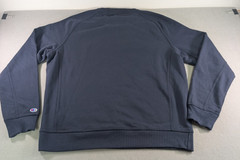 Champion Sweatshirt Cotton Blend Pullover Ribbed Cuffs Mens XX Large Blue 28×25