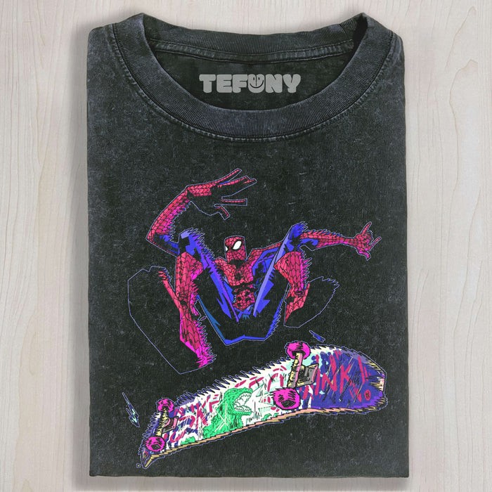 SPIDER-MAN SKATEBOARD UNISEX TEE